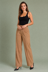 Pantalón sastre blanco de talle alto