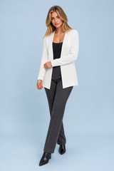 Blazer midi cuello en V
