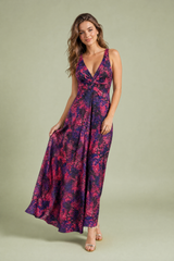 Vestido largo de espalda descubierta