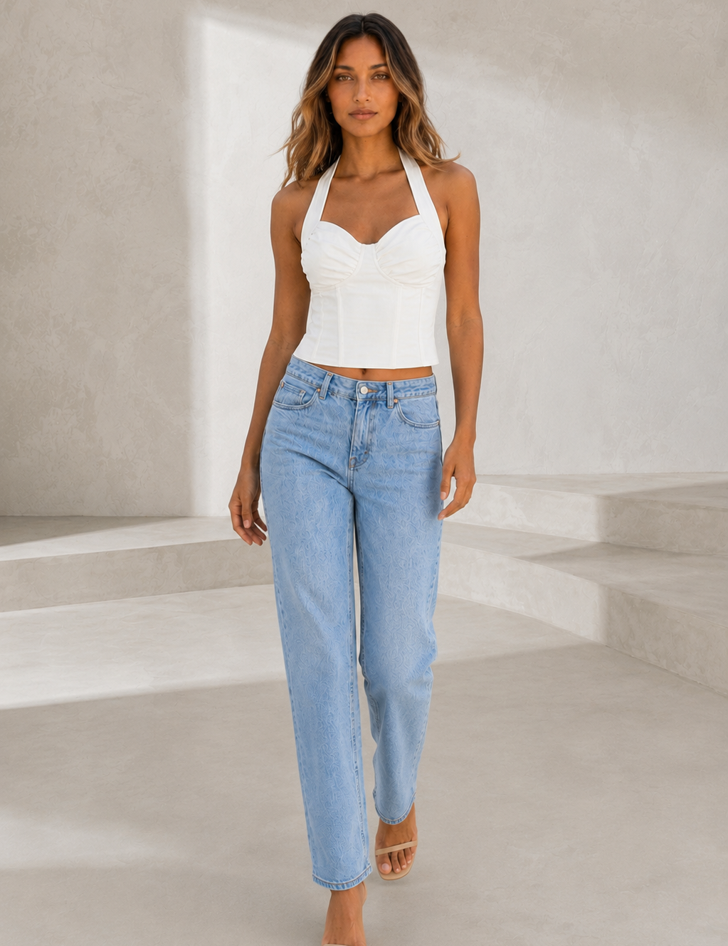 Crop top corset licou décolleté en cœur | Lounelle Paris