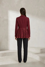 Blazer ajusté à dentelle | Lounelle Paris
