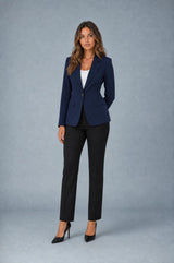 Blazer entallado con cuello de sastre