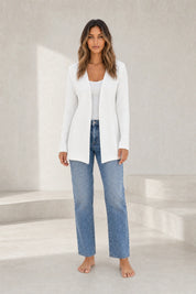 Blazer mi-long col V | Lounelle Paris