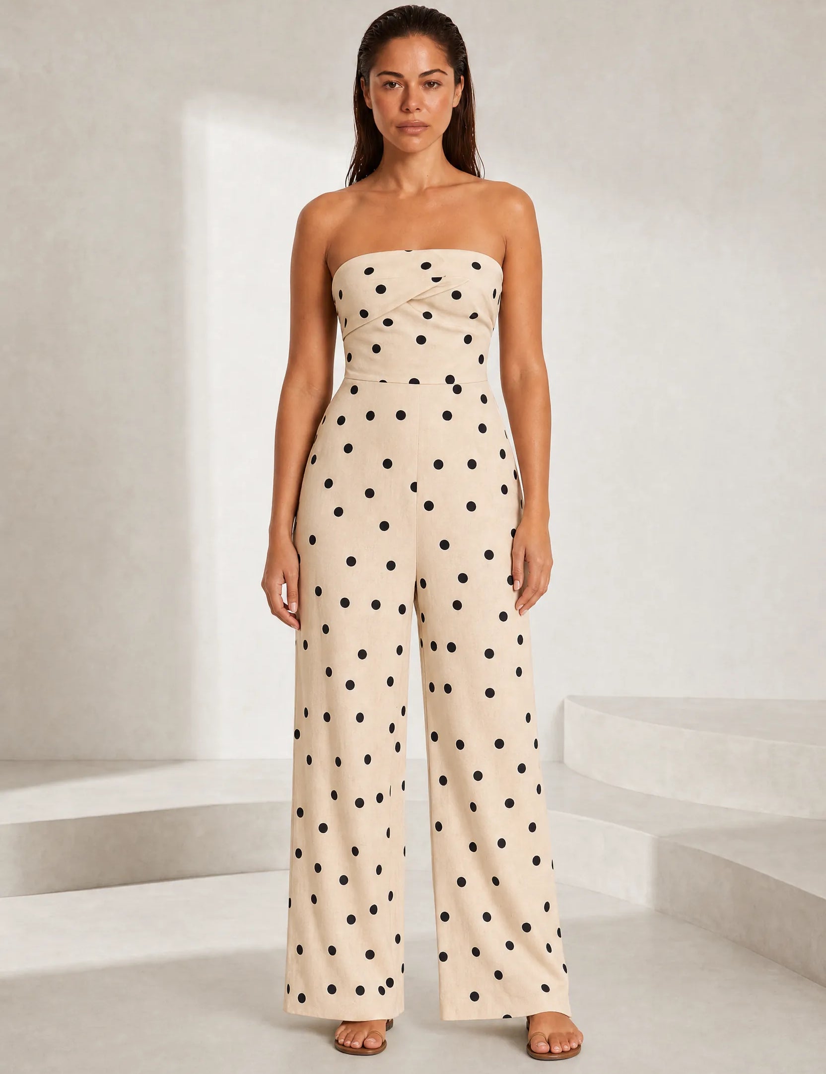 Combinaison bandeau à pois | Lounelle Paris