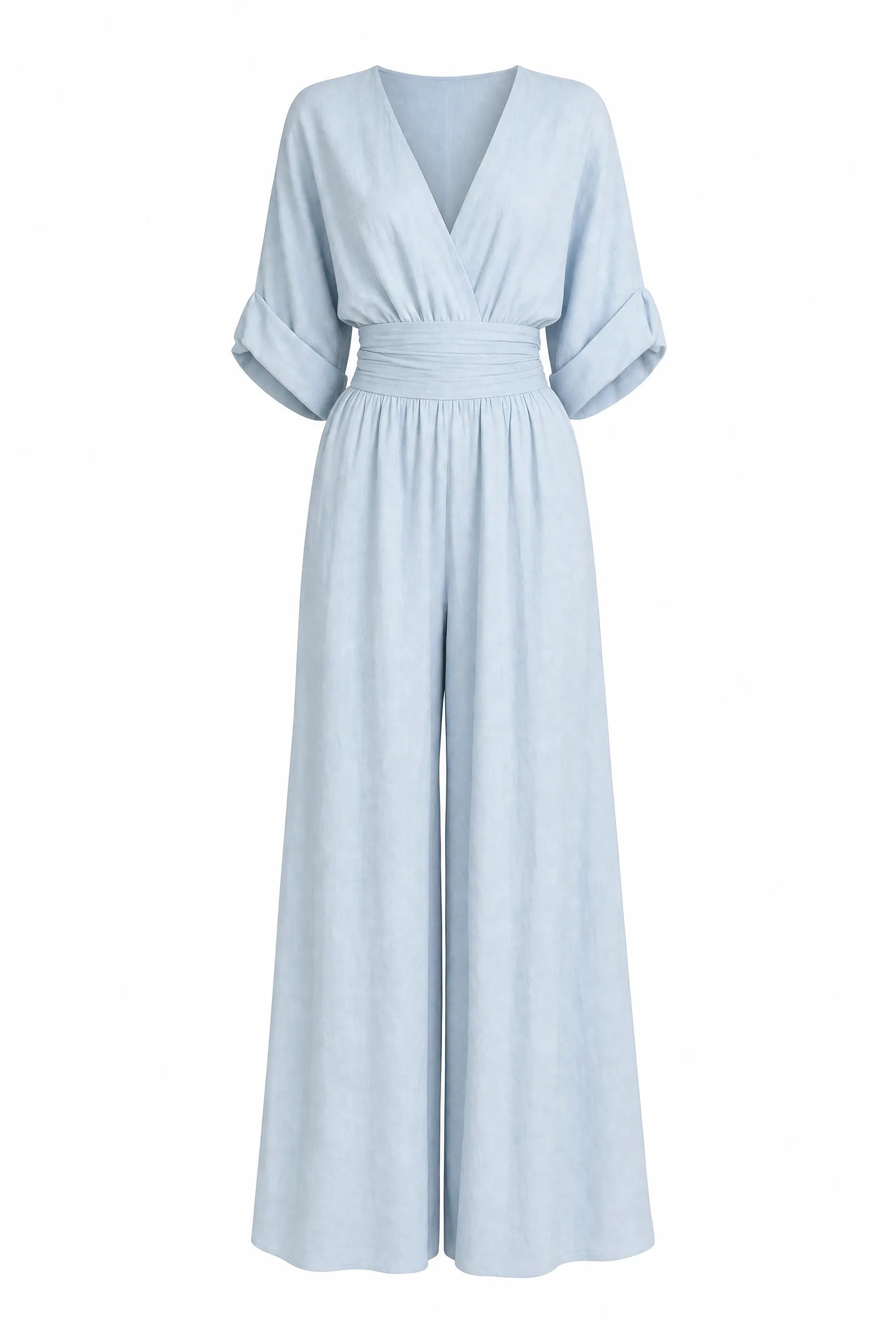 Combinaison col V taille haute | Lounelle Paris