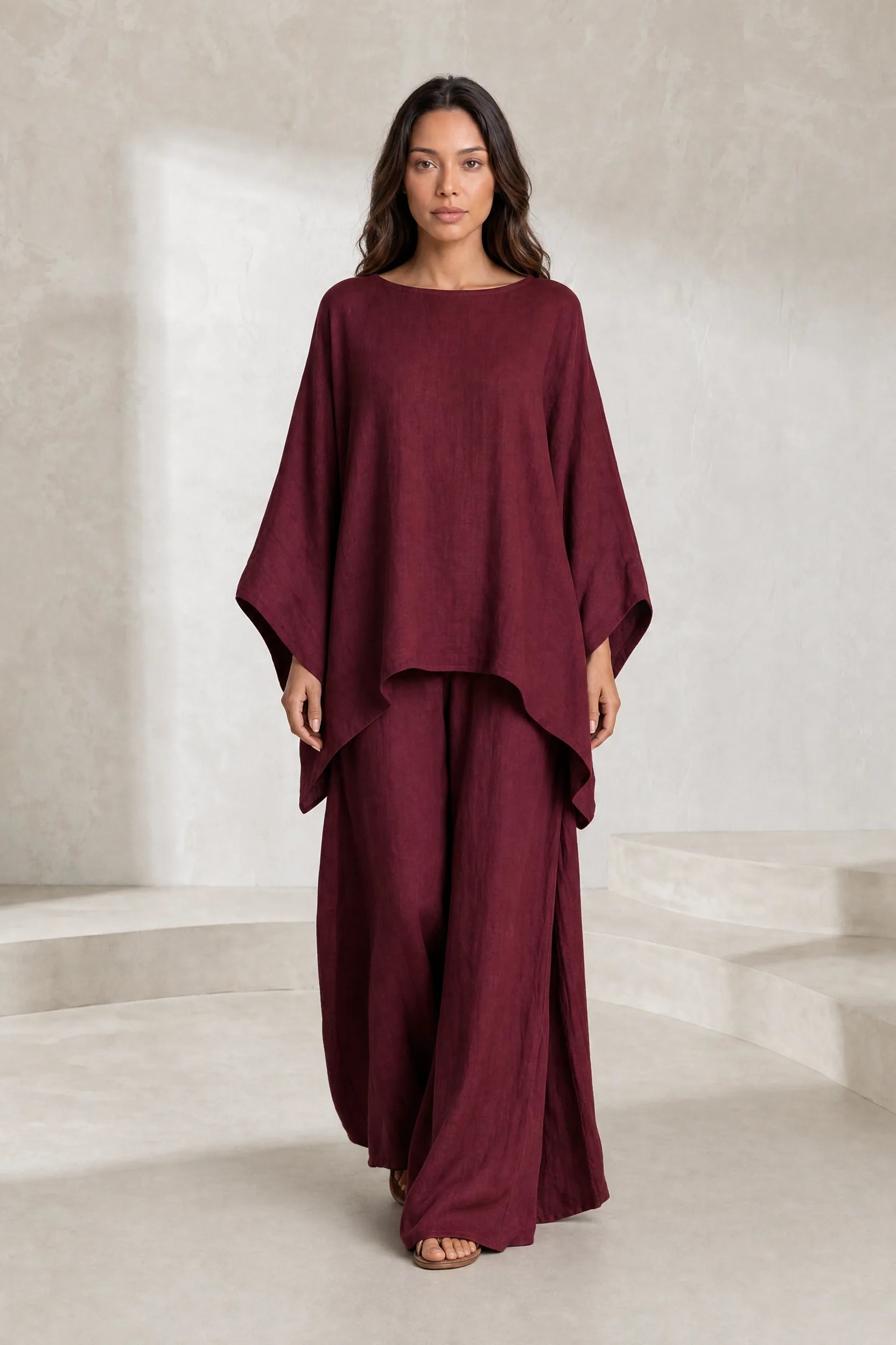 Ensemble ample col bateau | Lounelle Paris