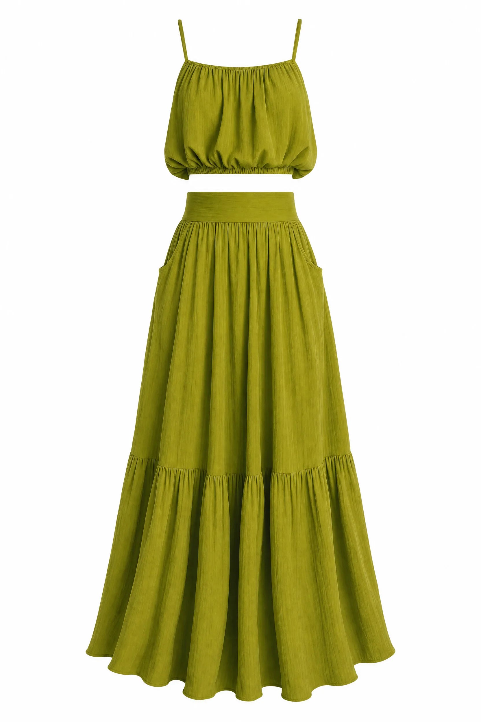 Ensemble jupe longue fines bretelles | Lounelle Paris