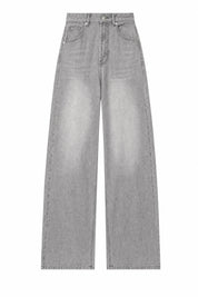 Jean taille haute jambe large | Lounelle Paris