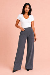 Pantalón fluido de talle alto