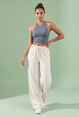 Pantalón ancho con cordón
