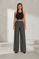Pantalón ancho de talle alto