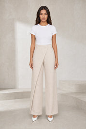 Pantalon taille haute asymétrique | Lounelle Paris