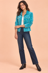 Sobrecamisa azul con bolsillos utilitarios