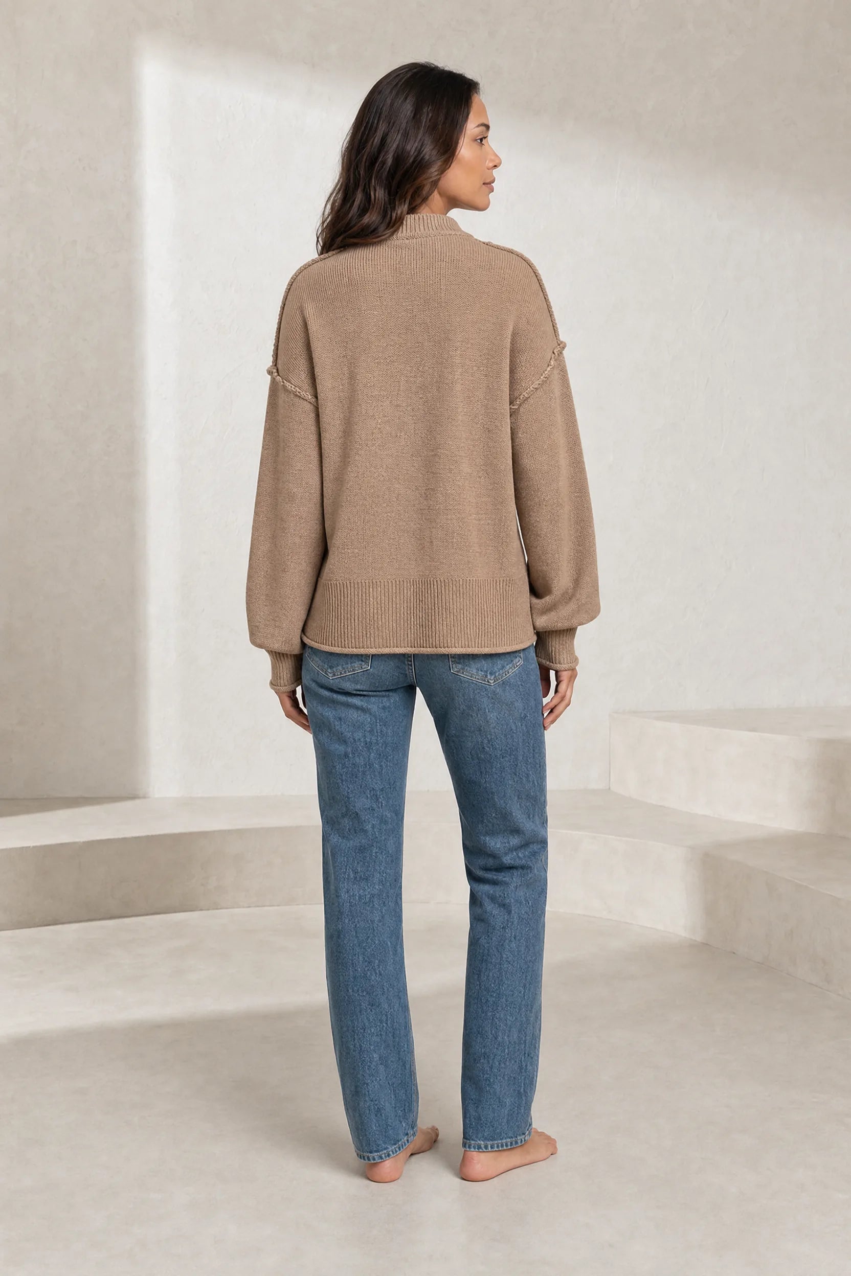 Pull ample à poche poitrine | Lounelle Paris