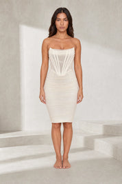 Robe bandeau effet corset | Lounelle Paris