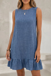 Robe dos noué volantée | Lounelle Paris