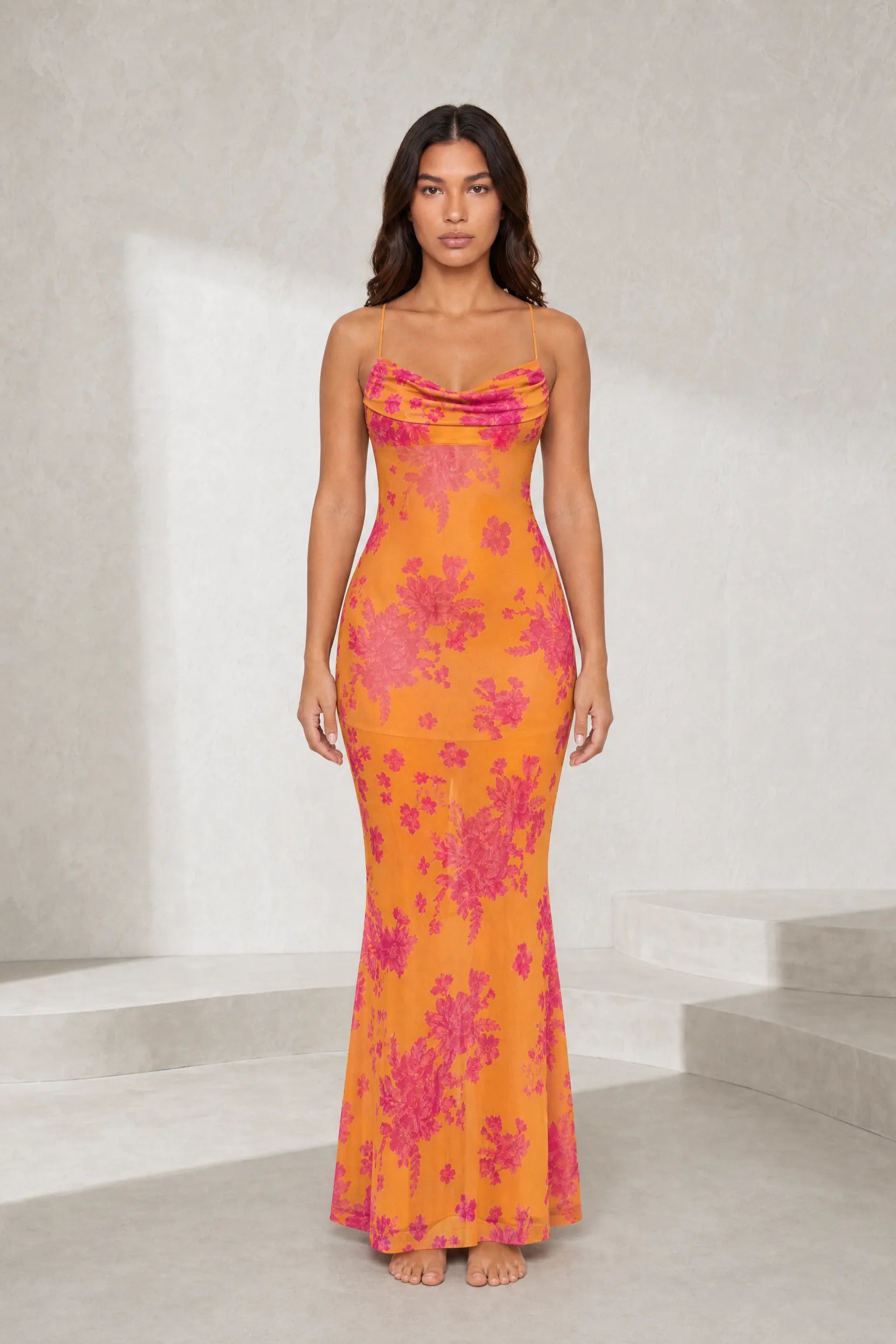 Robe florale dos nu | Lounelle Paris