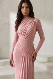 Robe longue drapée | Lounelle Paris