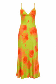 Robe longue florale dos nu | Lounelle Paris