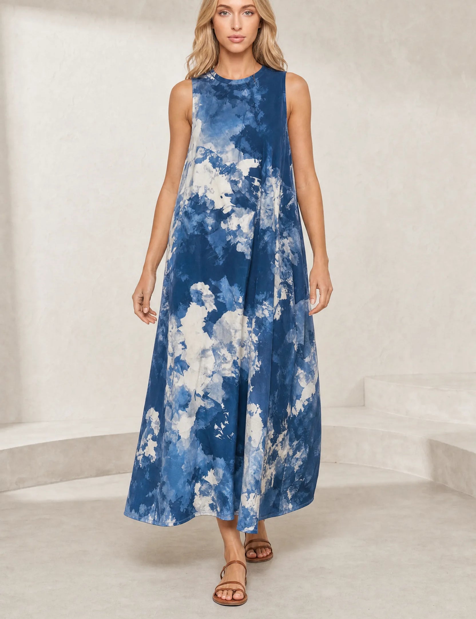 Robe longue tie-dye | Lounelle Paris