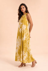 Vestido largo tie-dye